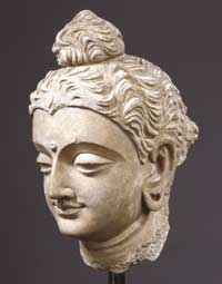 Gandhara head of Buddha