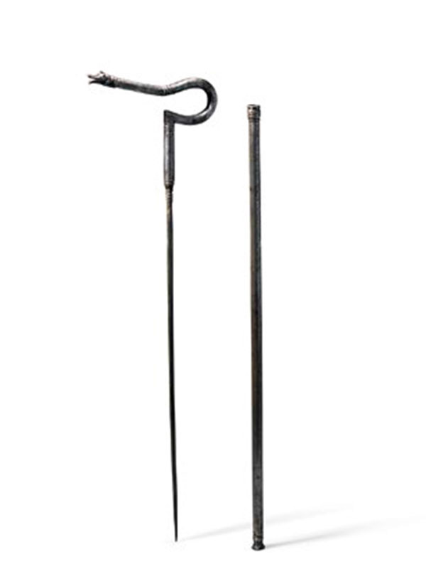 Steel dervish crutch (Zadar Takiyah gupti) - Ben Janssens Oriental Art