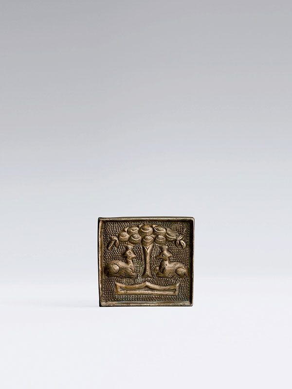 Silver and partially gilded belt plaque