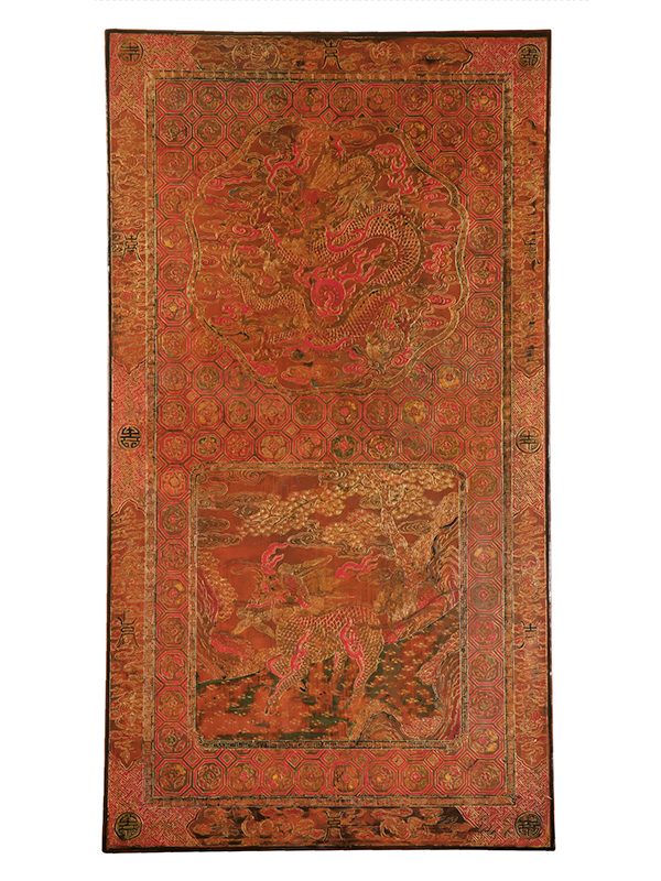 Lacquer hanging panel
