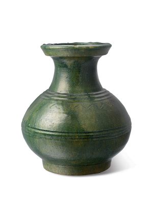 Pottery vase of hu shape