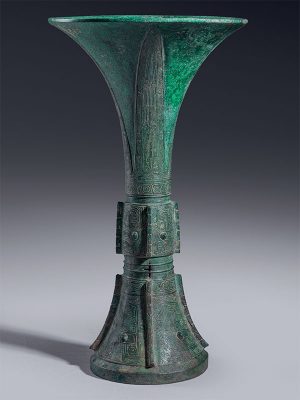 07 Bronze ritual beaker, Gu