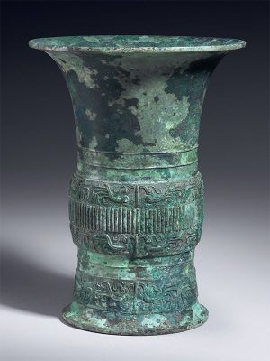 09 Bronze ritual beaker, Zun