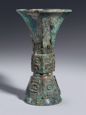 12 Bronze ritual beaker, Gu