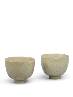 Two stoneware cups