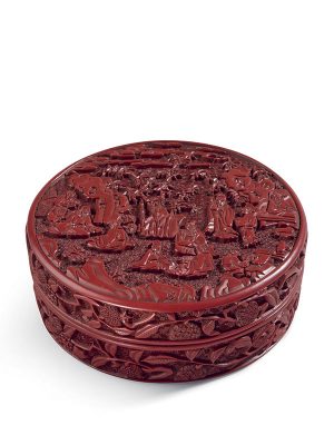 Lacquer box with “Seven Sages in the Bamboo Grove”