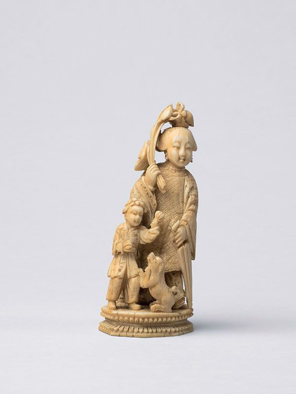 Ivory figural group