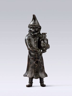 Bronze figure of a foreigner