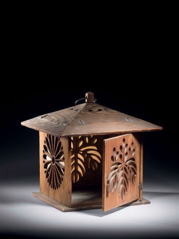 Cedar wood (jindai sugi) lantern