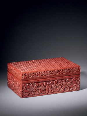 Lacquer box with lychee decoration