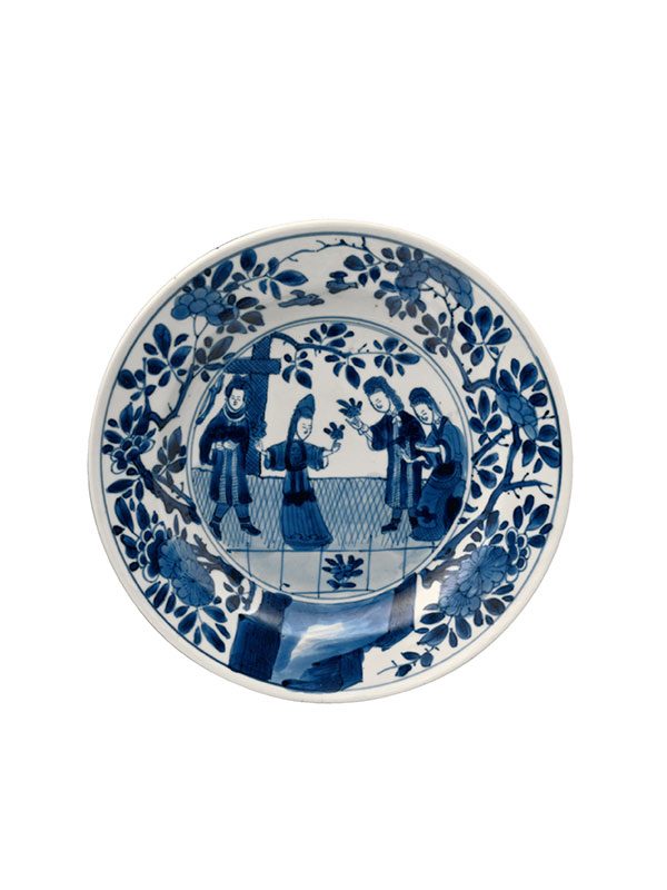 Porcelain plate depicting the 'Sense of Smell'
