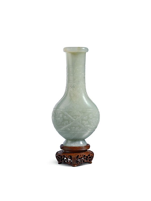 Jade bottle vase