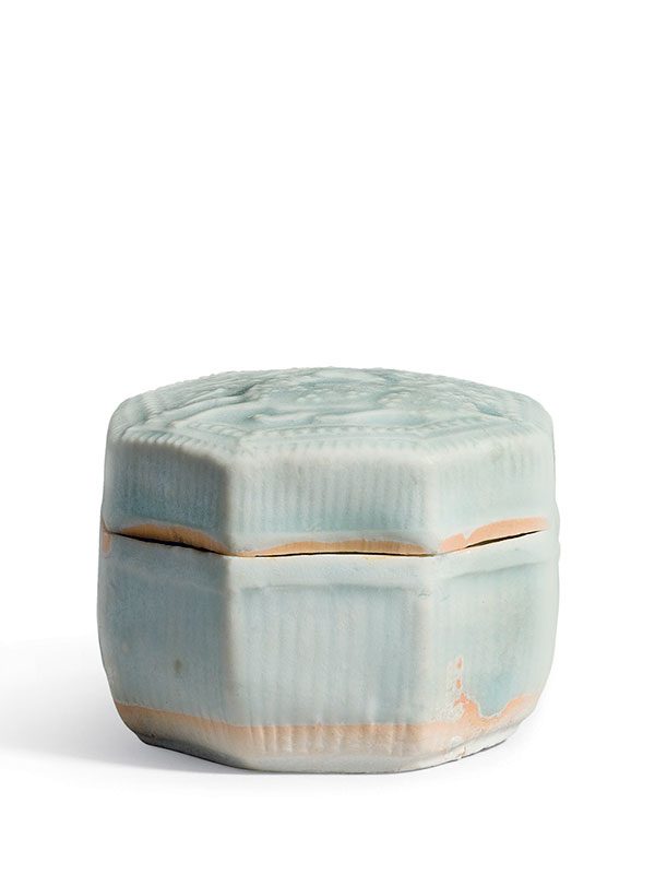 Qingbai porcelain octagonal box 