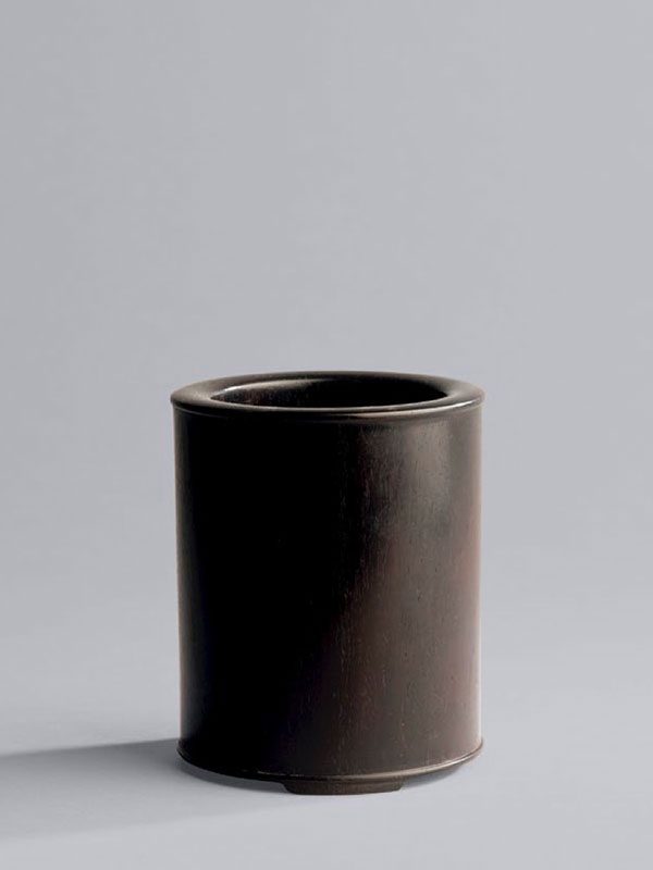 Zitan brush pot