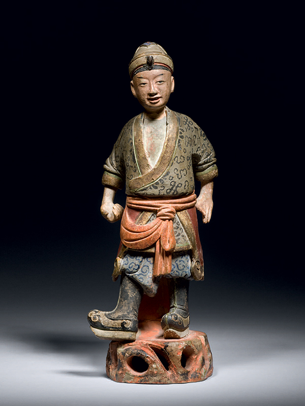 Pottery figure of a soldier