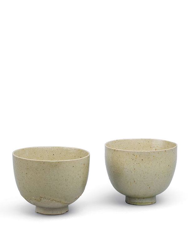 Two stoneware cups