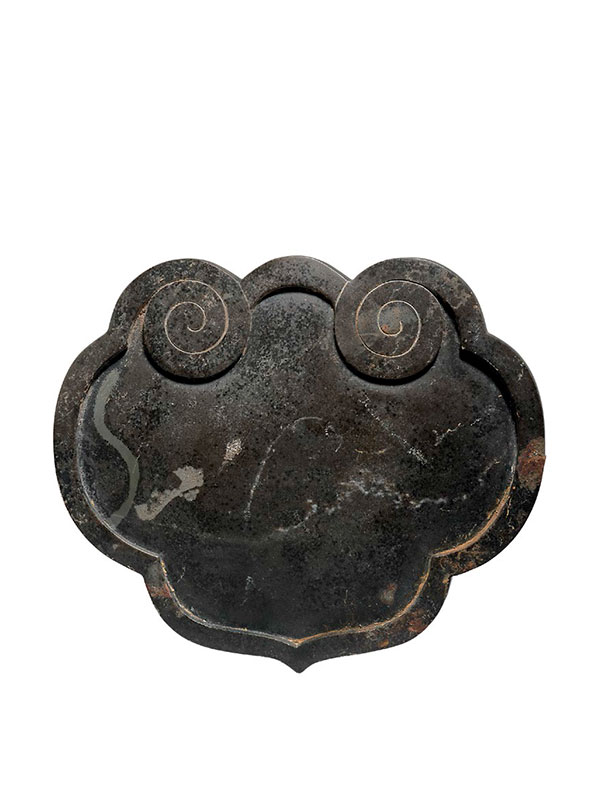 Stone box of ruyi head form