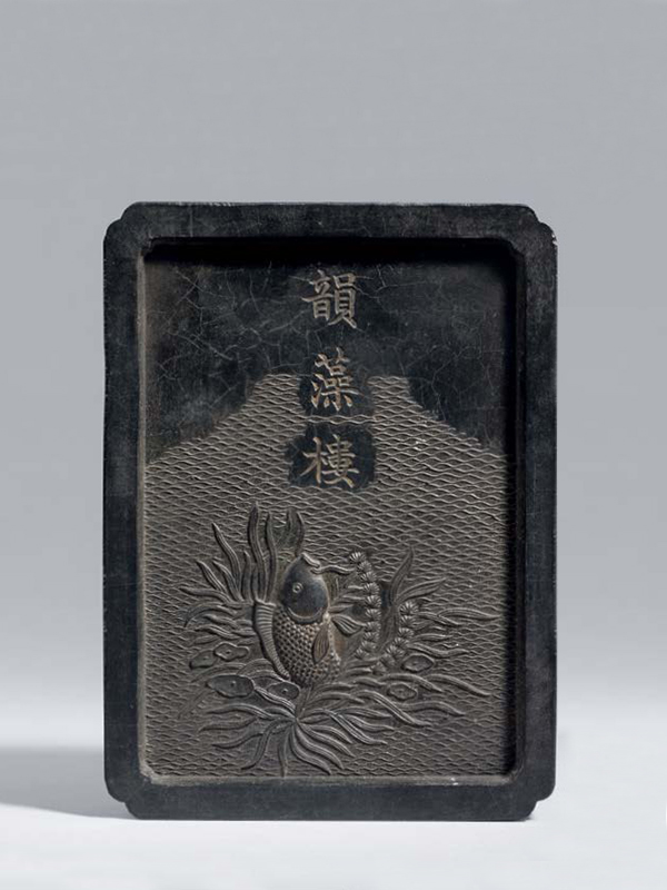 Ink tablet of rectangular form 