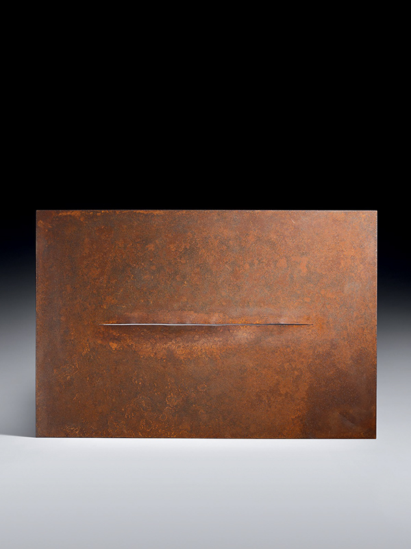 Steel abstract wall panel by Goto Morihiro