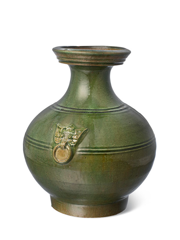 Pottery vase of hu shape