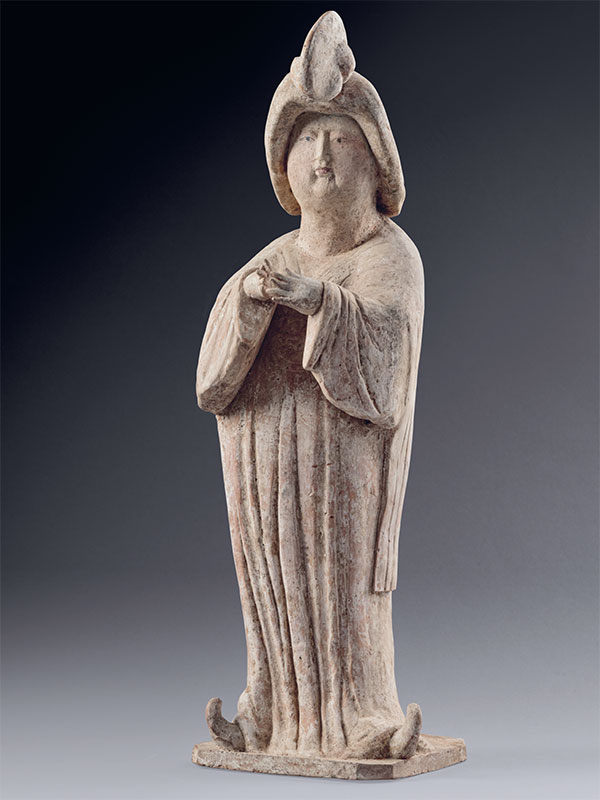 25 Pottery figure of a Court lady