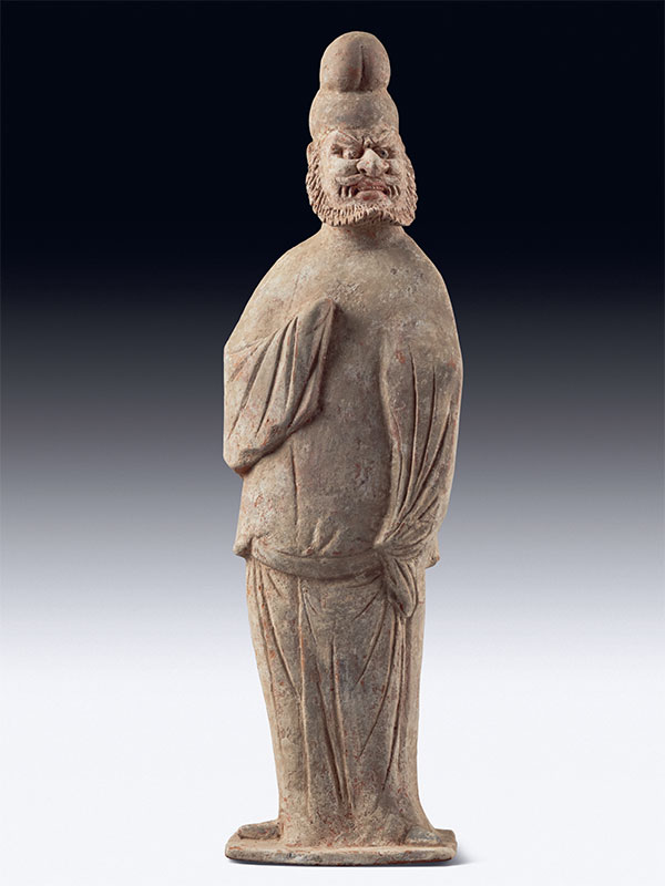 26 Pottery figure of a foreign groom